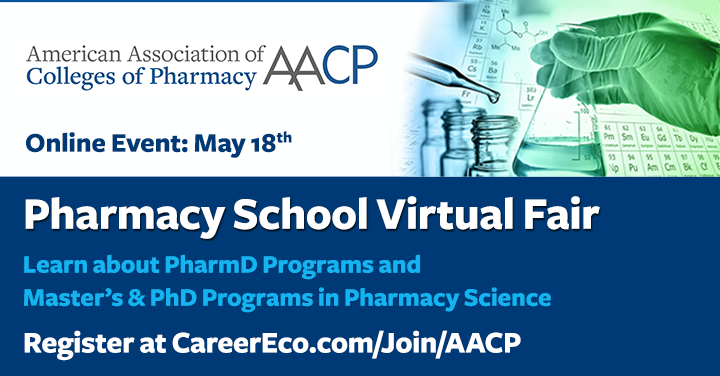 UNCPharmacy's tweet photo. Join us today from 10AM - 7PM EST at the @AACPharmacy Pharmacy School Virtual Fair! We'll be there answering all of your questions about our programs, admissions information and more! Register here https://t.co/LDPIjT7qfa https://t.co/mgbCRuuoTq