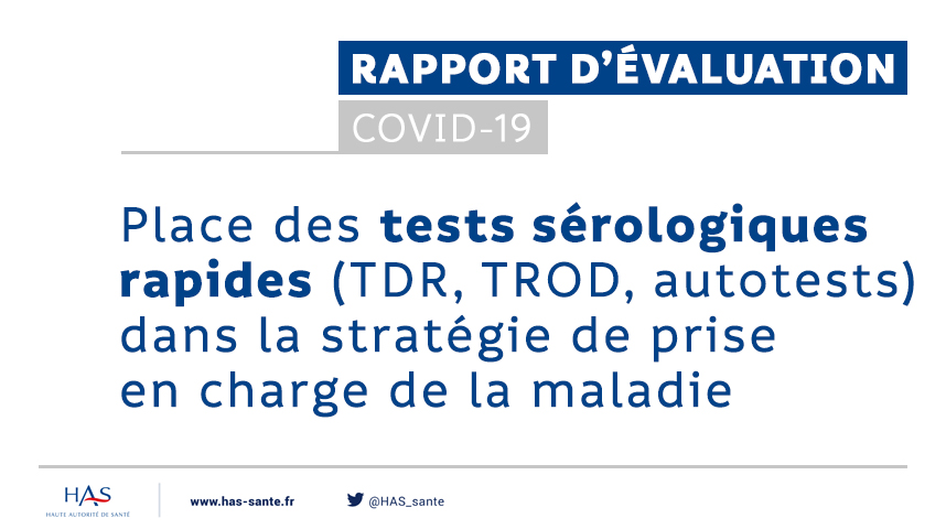 #Coronavirus #COVID19 | La HAS publie la stratégie d’utilisation des tests sérologiques rapides 👉 has-sante.fr/jcms/p_3184551…

▪ TDR et TROD trouvent leur place dans surveillance épidémiologique et stratégie diagnostique
▪ Le recours aux autotests apparaît prématuré

Thread ⤵