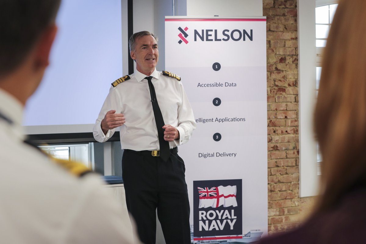 Based in Portsmouth, <a href="/RoyalNavy/">Royal Navy</a> team #NELSON focuses on using AI and data science to build a 'ship's mind', enabling better decision making on the frontline of operations. Their work is part of the wider digital transformation of the navy #RNInnovation #digitalnavy #futurenavy