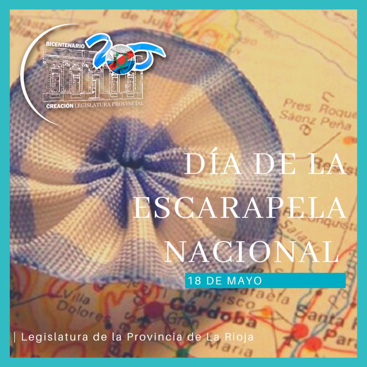 LegislaturaLR's tweet photo. #orgullonacional. La Escarapela Nacional es la insignia distintiva para denotar un sentimiento de unidad ante determinados festejos y sentimientos patrios.
Hoy más que nunca como riojanos reforcemos este "sentimiento de unidad".  
@Florelop 
#quedateencasa https://t.co/lOGnQlmjPq
