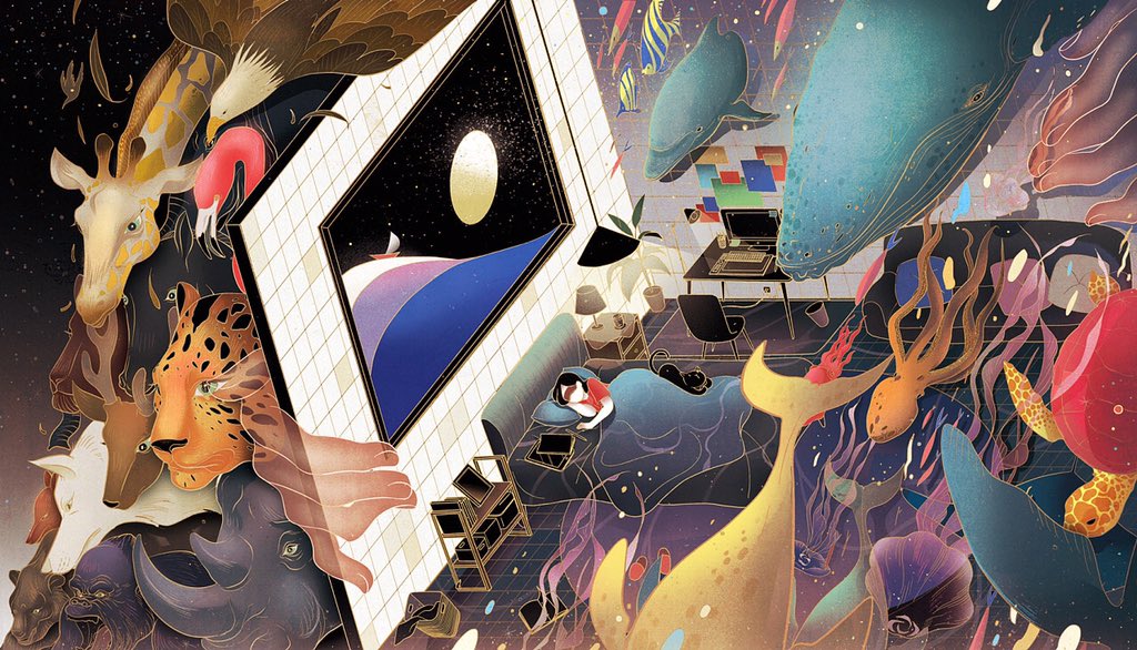 diamonster0's tweet photo. Hello, everyone！My name is Diamonster(方块阿兽).  I'm an illustrator from China. These are the movie and commercial posters I had been work with.  Most of the time I will post my personal art work . I am new here and hope to communicate with friends from all over the world. https://t.co/1wuSTazxrf