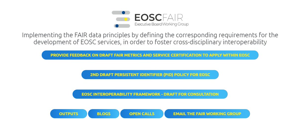 EoscSecretariat's tweet photo. Calling for contributions to 2nd draft #PIDpolicy for the #EOSC, online or via email!
Visit the website: https://t.co/58VQ2Eq3Lf
Here you can contribute directly: https://t.co/z76PPotk4h
#EOSChubWeek #EOSCCD https://t.co/prfZGy3cDx