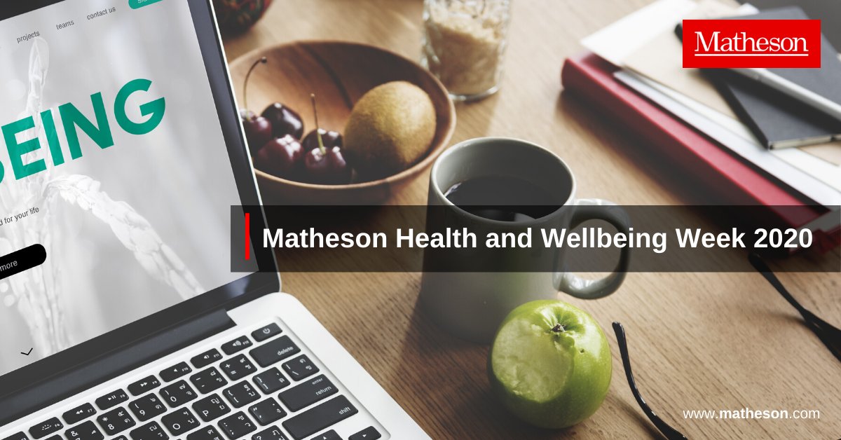 MathesonLaw's tweet photo. We are delighted to officially launch our virtual #Health and #Wellbeing Week 2020, with a number of initiatives taking place, including dedicated workshops on the #MindfulBusinessCharter. Keep an eye out here to see what’s happening throughout the week. #LifeatMatheson https://t.co/pvpf3MnfVQ