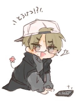 「#繋がらなくていいから俺の描いたリア狂を見てくれ

まともに描き始めたのは最近な」|そるとおにぎり@お世話になりました‼️のイラスト