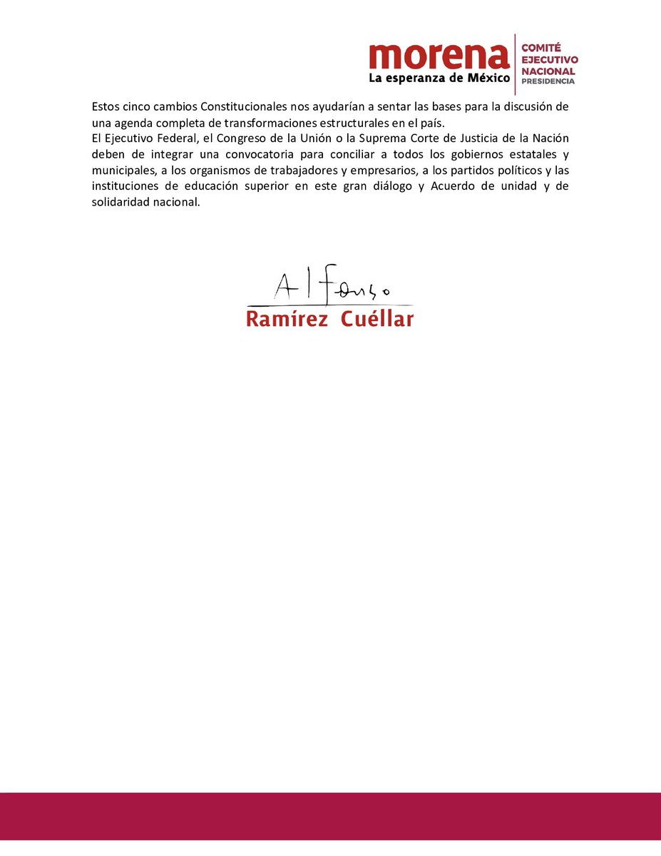 aramirezcuellar's tweet photo. El diálogo y el Acuerdo de Unidad y de Solidaridad Nacional tienen que reconstruirse. La magnitud de la emergencia económica y sanitaria así lo demanda. El punto de partida y el desenlace de las nuevas reglas de convivencia social es, sin lugar a duda, el tema del Bienestar. https://t.co/WfdtgZrLv7