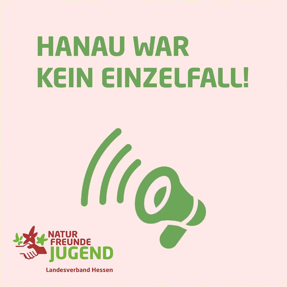 NFJ_Hessen's tweet photo. Morgen sind die rassistisch motivierten Morde von #Hanau drei Monate her. Wir starten deshalb eine Podcastreihe, um uns in unserem Verband und mit unseren Freund*innen mit dem strukturellen #Rassismus in Deutschland auseinanderzusetzen. 

https://t.co/oDmv5Im4mK https://t.co/ykI6uXae67