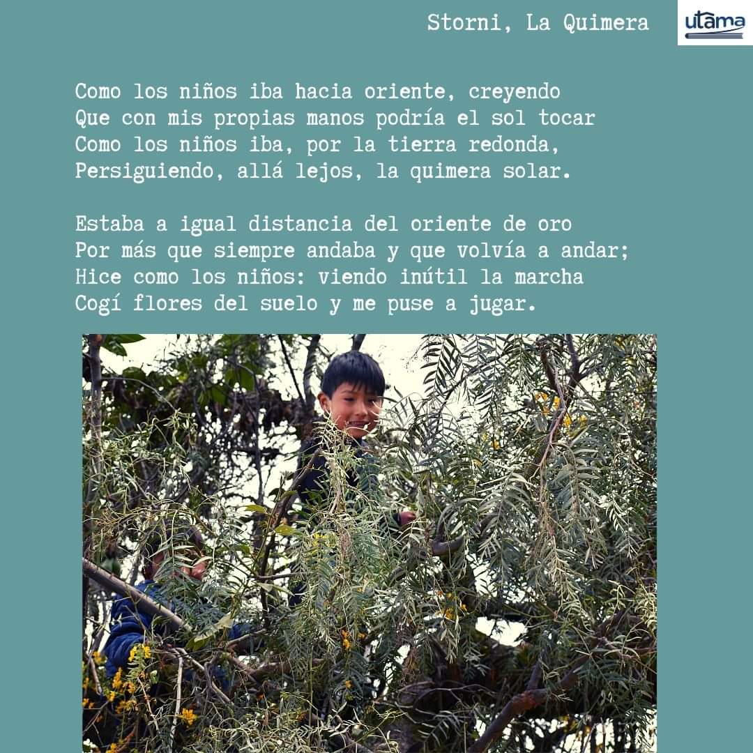 ComunidadUtama's tweet photo. LEAMOS #Languidez de #AlfonsinaStorni, que nos aconseja permanecer en la niñez para alcanzar el sol #Libertad #LiteraturaLatinoamerica #Poesia #Utama #sololaliteraturasalva #tiempodecuarentena #fotografíaboliviana #MFernandez https://t.co/ARvxiJujxL