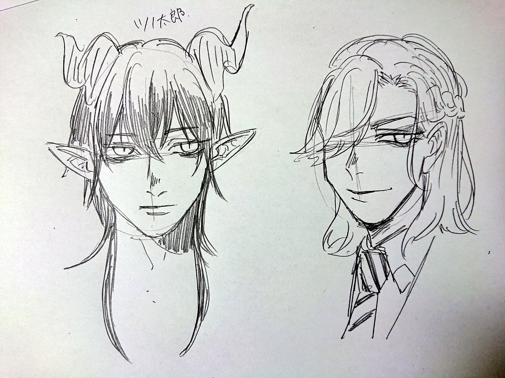 1時間のキャスで描いた寮長ズ 