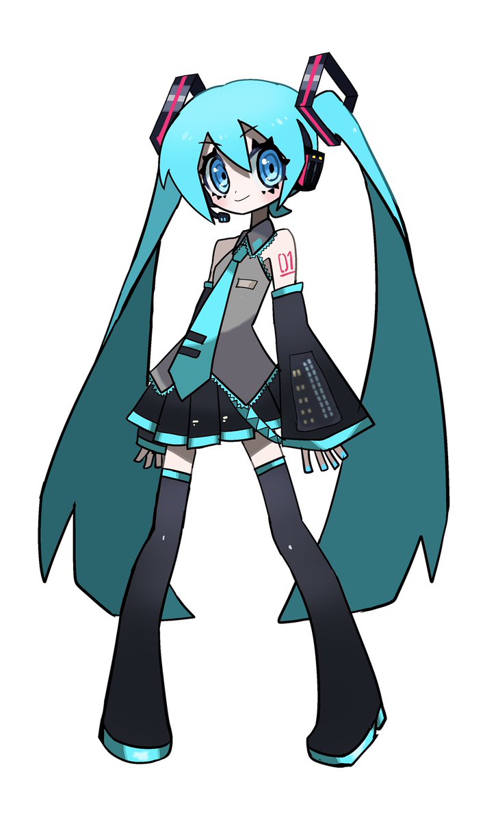 初音ミクを自分の絵柄で書いてみた タグ Hatsunemikudraw まとめ Togetter