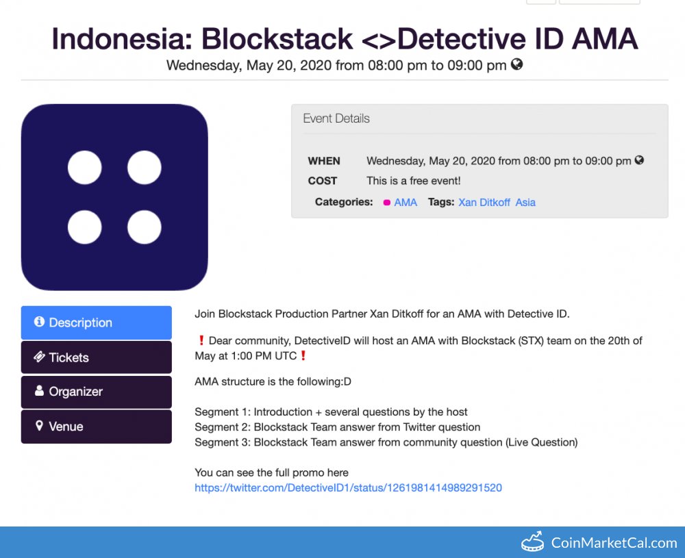 CoinMarketCal Bot tweet media