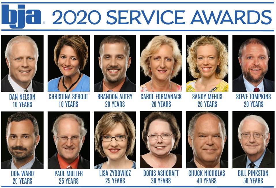 BJALions's tweet photo. Congratulations to our faculty who received service awards this year! From 10 to 50 years of service, our faculty are faithful. 

#BJA #BJALions #Service Awards https://t.co/1ZXe7dNdAu