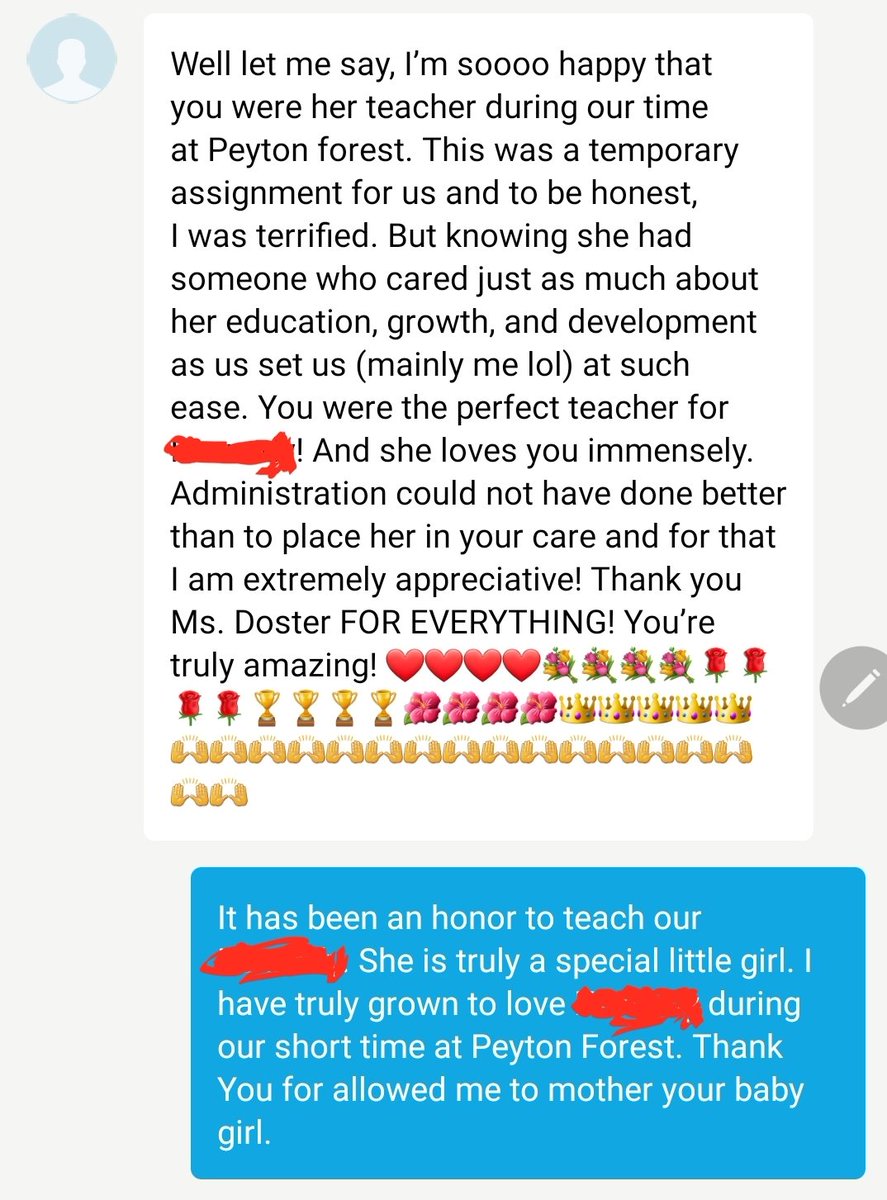 I am grateful and Blessed beyond measures to have had the opportunity to 💙 and be 💙ed. During my short journey as an 👩🏾‍🏫. This chapter in my life has been bitter 🍭 but more 🍭 than bitter. The lessons I have learned during these last 4yrs will last a lifetime. Thank you👩🏿‍🎓👨🏾‍🎓!