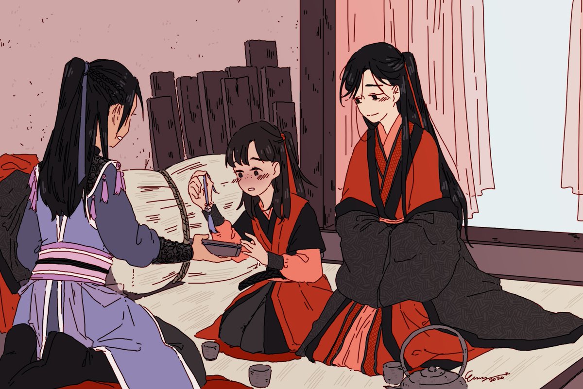Jiang Cheng has come to pay a special visit to his nephew 