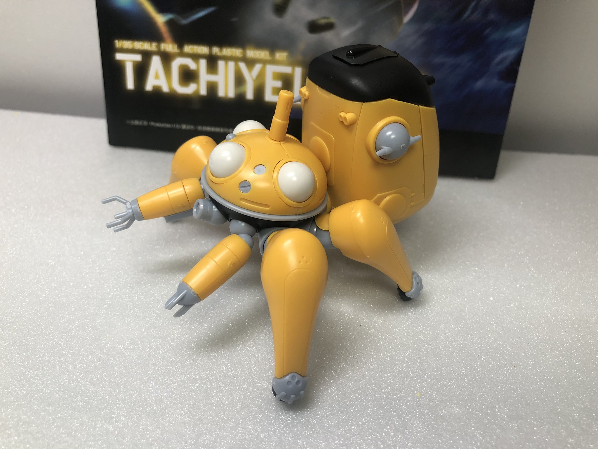 つくし つくmo 今日は タチイエローの素組作った タチコマかわいい 攻殻機動隊 タチコマ プラモデル T Co Zm85axebka Twitter