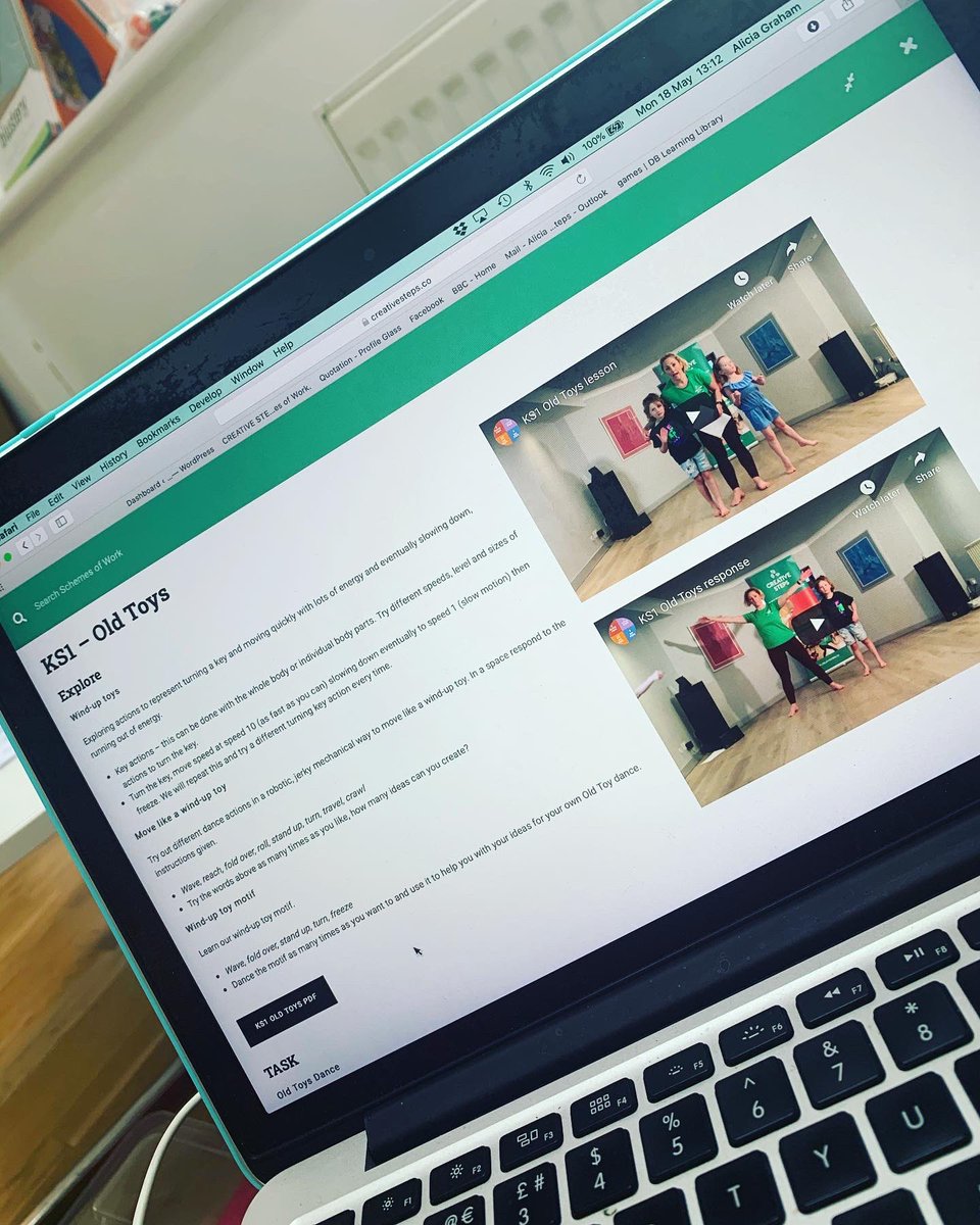 CreativeStepsUK's tweet photo. More lessons on the platform for distance learning linked to the curriculum for EYFS, KS1 &amp; KS2 #creativitymatters #danceathome #primarydance https://t.co/Xk9rbpjBQQ
