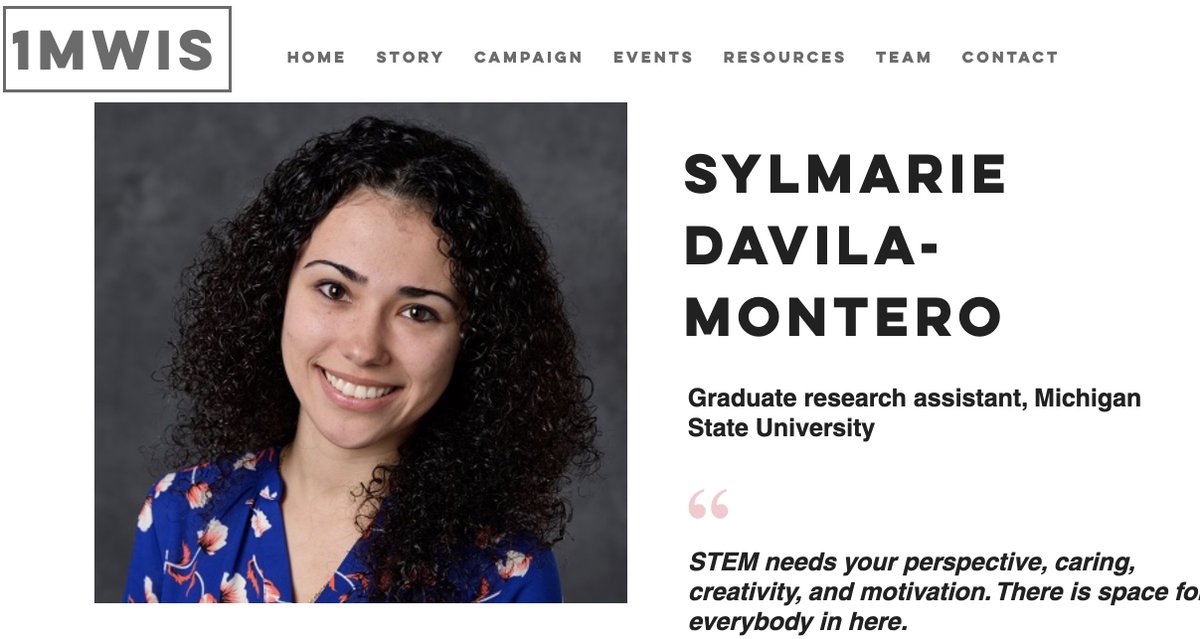 THREAD 17/100Hey Sylmarie Davila-Montero -a graduate research assistant- who uses technology to help individuals understand their own behaviors & the behaviors of others. She reminds us there's space for everyone in STEM & we agree!Ft & thx  @Eiramlysal http://1mwis.com/profiles/sylmarie-davila-montero