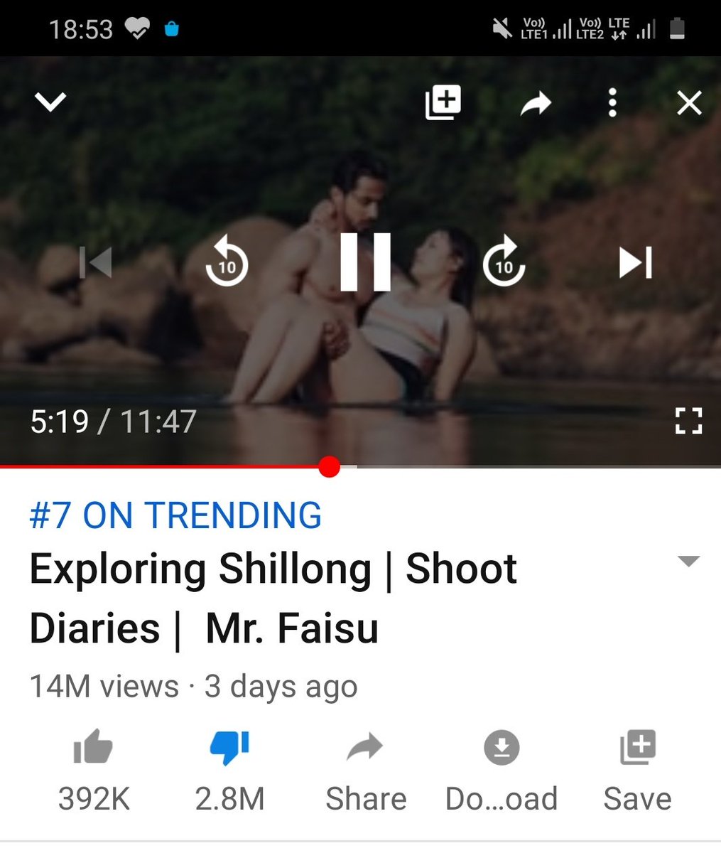 XperianceDragon's tweet photo. It's sad to see 😒
@CarryMinati Bhai ke liye #20MLIKESFORCARRY 
Aur is doggy ke liye Just 2.8Dislikes he

Let's make a huge record for 25Million Dislikes For @FaizanM17296361
#25MDislikeForFaizu
#BanTiktok https://t.co/oVbT2Io2QT https://t.co/vkhSzDngS9