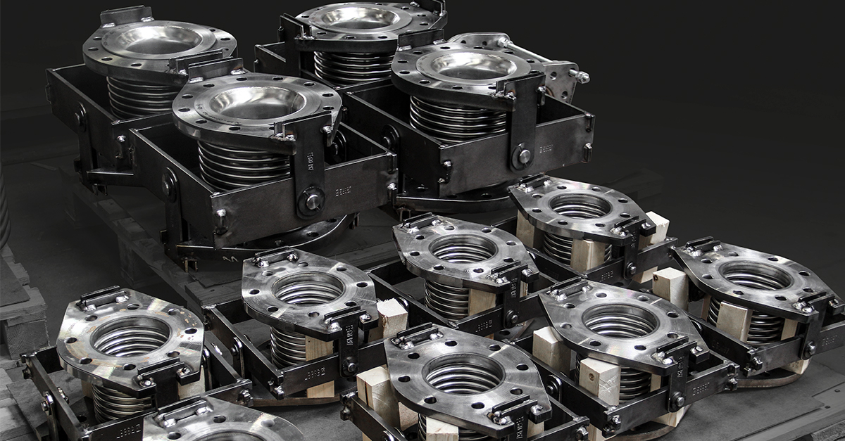 Customised Gimbal #Expansionjoints for a chemical plant in Hungary.