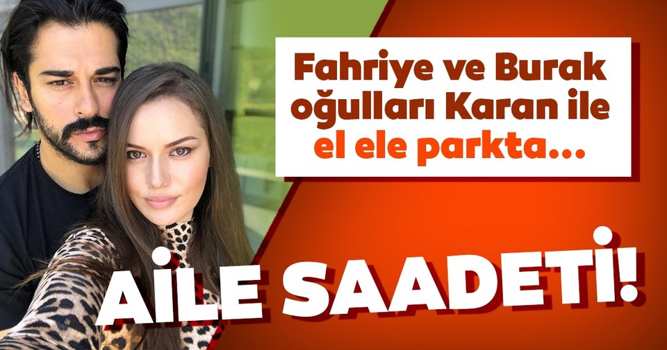 Fahriye Evcen ile Burak Özçivit oğulları Karan ile parkta görüntülendi! Karan’ın anne ve babasıyla park keyfi...
ow.ly/NzRD50zJak1