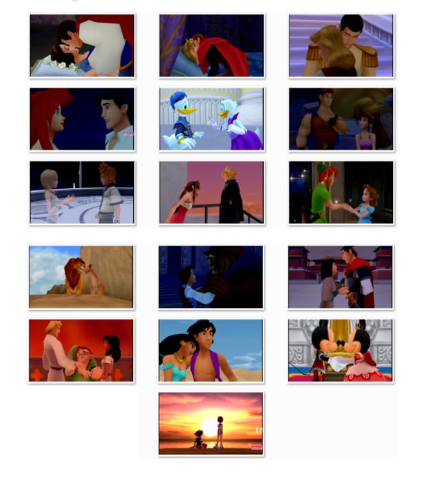 I mean... just look at it. Cloud and Aerith are included during a literal romance montage-- a montage with 14 other couples (two which are debated admittedly) but if every ship here is "canon", then that also means Cloud and Aerith are canon, too. (...)