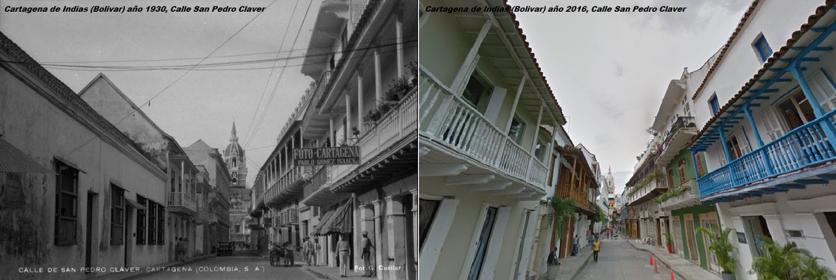 Cartagena de Indias (Bolivar), Calle San Pedro Claver: 
#ayeryhoy
<a href="/colombia_hist/">Historia de Colombia</a> <a href="/MuseosColombia/">MuseosColombia</a> <a href="/CaIndias/">CartagenaDeIndiasDT</a> <a href="/Cartagena_CVB/">Cartagena De Indias CVB</a> <a href="/CorpoturismoCTG/">Turismo Cartagena De Indias</a> <a href="/AlcaldiaCTG/">Alcaldía de Cartagena</a> <a href="/CtgenaDeIndias/">Cartagena de Indias</a> <a href="/Fortificaciones/">FortificacionesCTG</a> <a href="/TuriCartagenaES/">Turismo de Cartagena</a> <a href="/Ipcc_Cartagena/">IPCC Cartagena</a> <a href="/ACdeHistoria/">Historia Colombia</a> <a href="/decolombiahist/">Historias de Colombia</a>