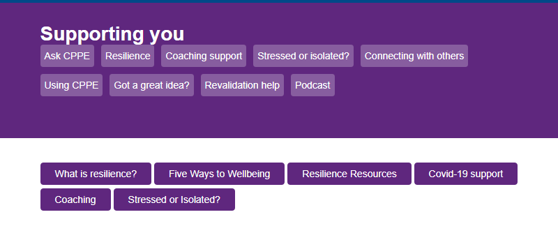 CPPESouthEast's tweet photo. Today is the start of Mental Health Awareness Week. CPPE offers a Resilience gateway page https://t.co/uUeRf0vKJ4 that signposts you to different organisations and ecourses. You may just find a useful method to help regaining control. #mentalhealthawareness #CPPEmentalhealth https://t.co/7xfQ8YdJtC