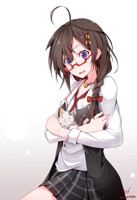 雑いけど眼鏡足してみたり。 