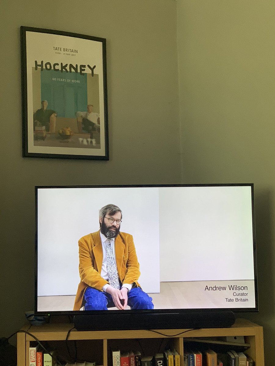 Deebs182's tweet photo. @andrew_wilson_a enjoying David Hockney: Time Regained https://t.co/GOXfzRH01b