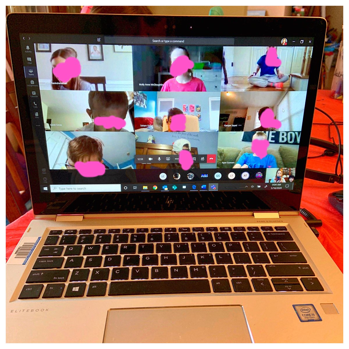 We loved the new 3x3 and hand raise 🖐🏻 feature in our Teams Morning Meeting today!! <a href="/CBBridgeValley/">Bridge Valley Elem</a>