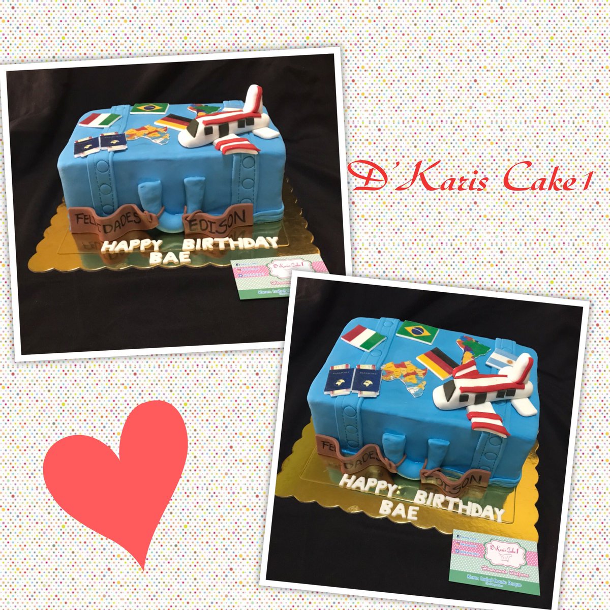 dkariscake's tweet photo. #DKarisCake1 quiere agradecerles a todos ustedes que día con día nos ofrecen la confianza para realizar sus pedidos🤗 hoy agradecemos a nuestra #KarismaticaLover 🌹Maria🌹que desde el extranjero nos contacto para sorprender a su persona favorita 😍 muchas felicidades EDISON.. https://t.co/ADE6HIIXyR