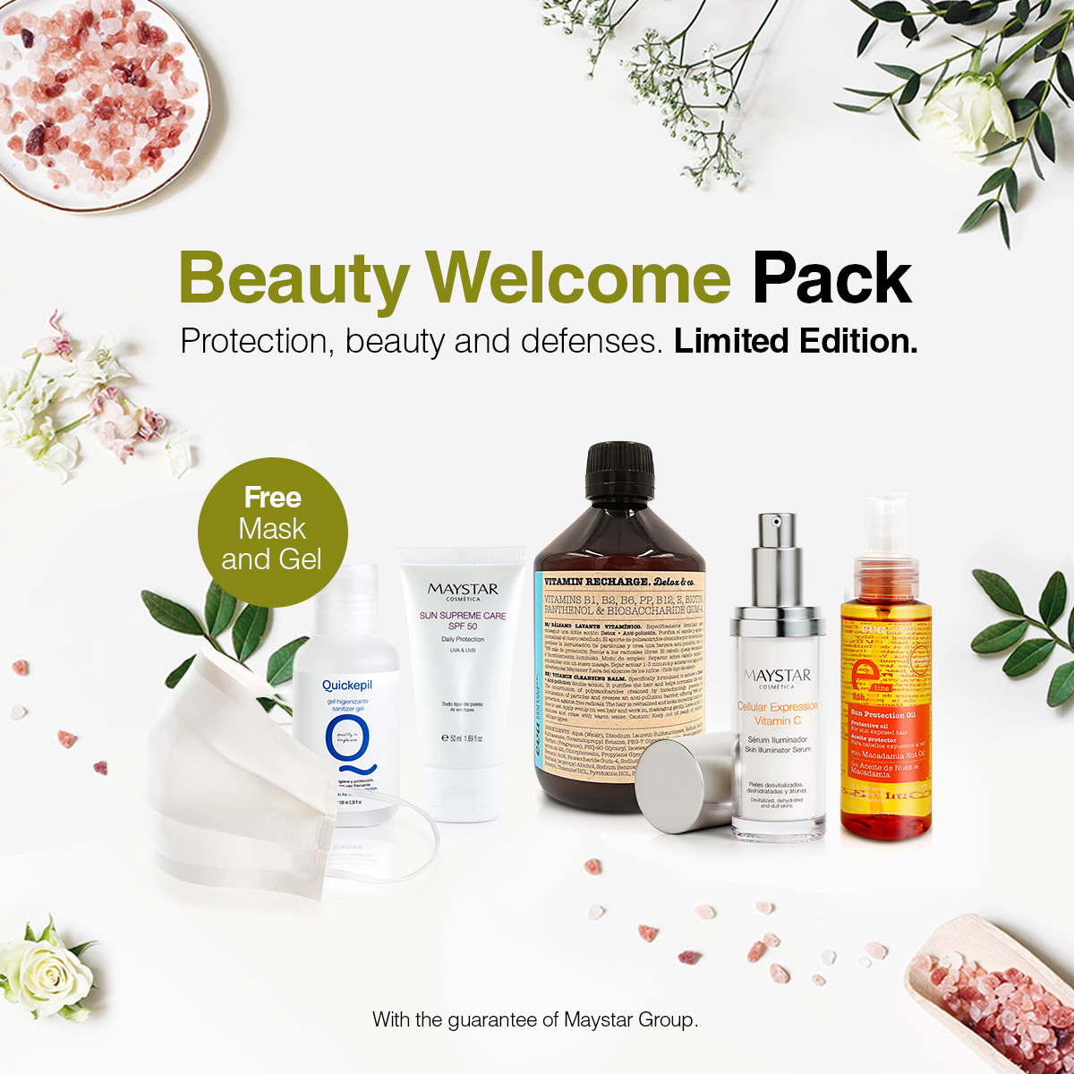 Beauty Welcome Pack
Higiene, Protección, Barrera Anti Polución y Cóctel de Vitaminas para una vuelta saludable y bella ¡en un solo Pack! > bit.ly/3cH40iZ <
.
#EvaProfessional #Maystar #HairCare #EcoHairCare #ProductosCapilares #Cosmética #CuidadoFacial #RutinaDeBelleza