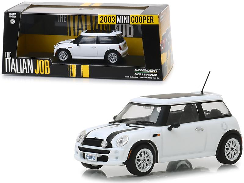 Check out this product 😍 2003 Mini Cooper White with Black Stripes The Italian Job (2003) Movie 1/43... 😍 by Greenlight starting at $32.15. Show now 👉👉 shortlink.store/UPG5JeyjtB