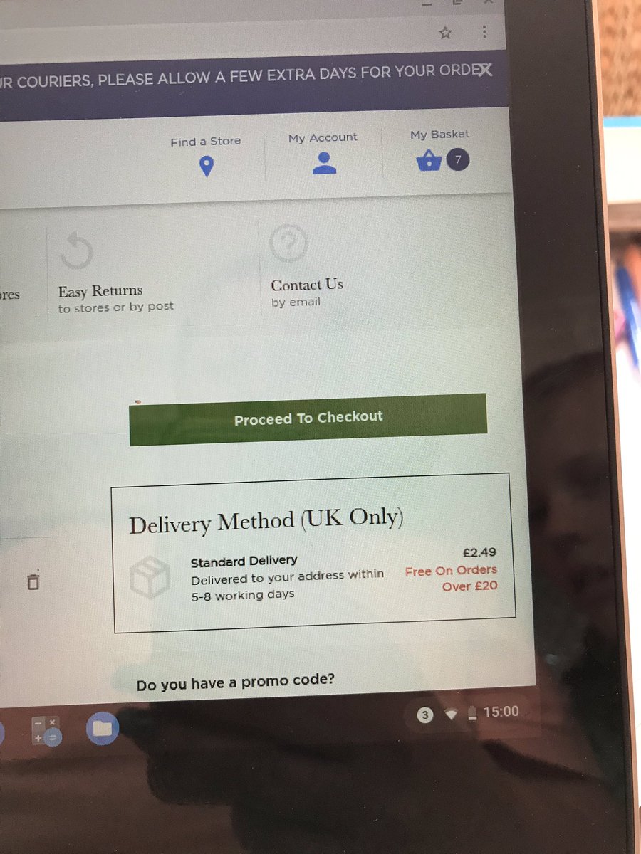 fluffylou's tweet photo. Hey @WHSmith any idea why your site offers free delivery over £20 but when I try to check out this goes up to £25? Am I missing something? https://t.co/7pyZO5wnCV