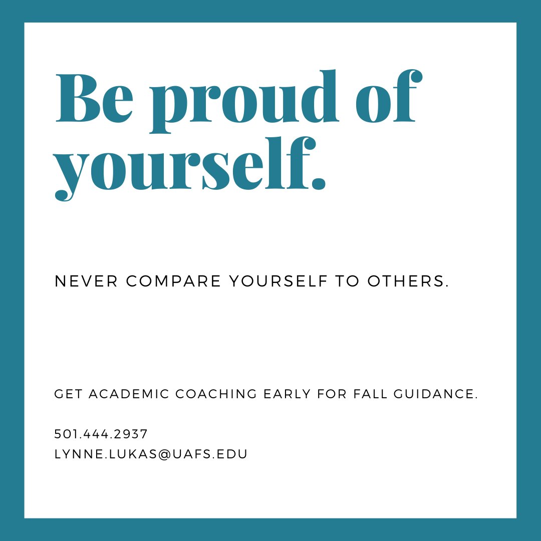 UAFS_ASC's tweet photo. It's never too early to start planning!
Call Lynne for guidance. Turn your weaknesses into strengths!
501-444-2937
#UAFSAcademicCoaching #UAFSASC #UAFS https://t.co/50alKyIDp6