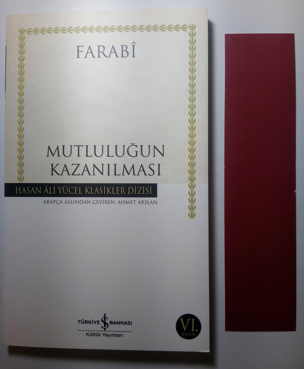 EgeKitapSahaf's tweet photo. •Mutluluğun Kazanılması - Farabî
•İş Bankası Yayınları -50 Sayfa
•Yeni Kitap
•Fiyat:7 TL https://t.co/NbfE5Qlbw1