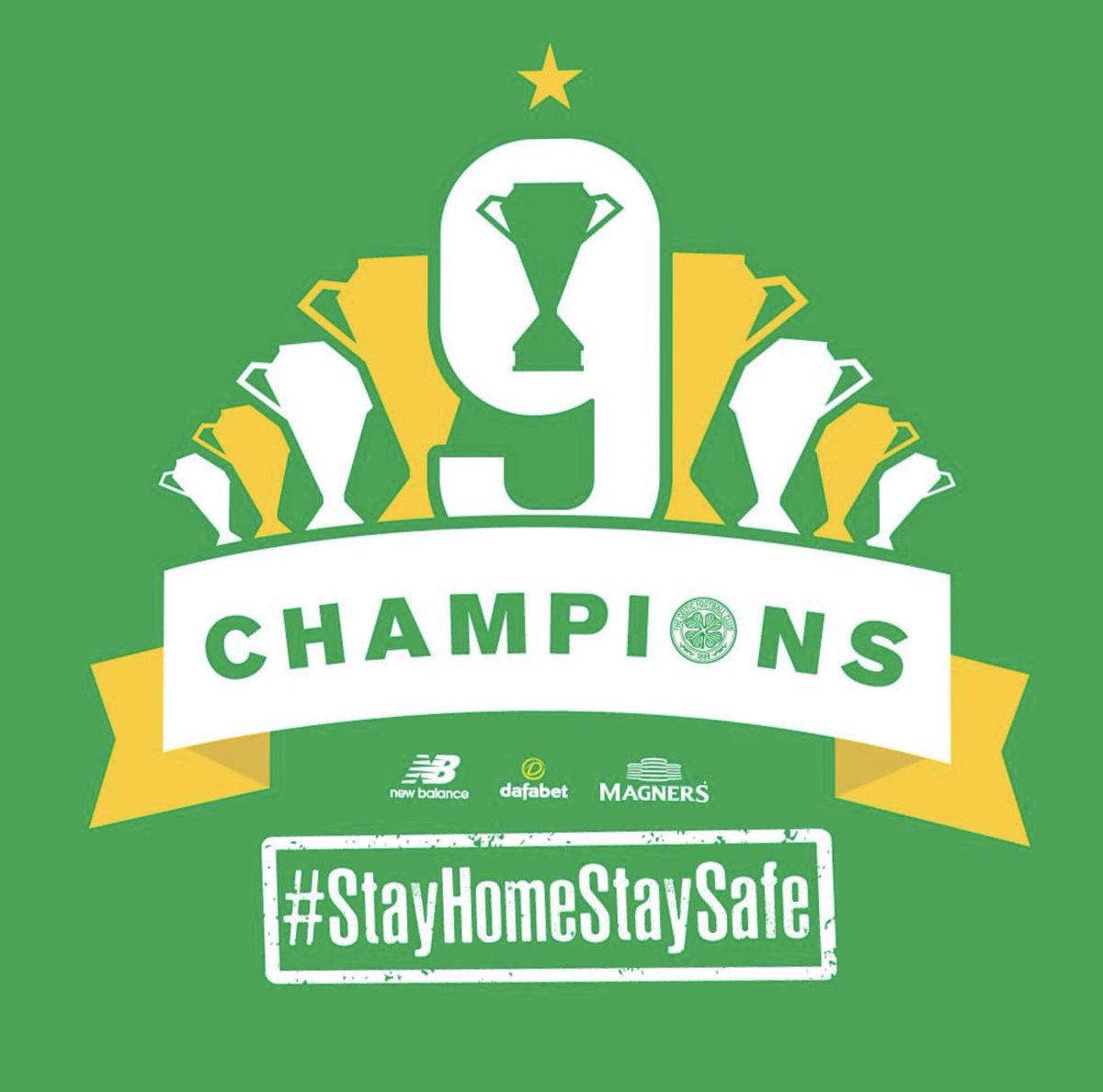 There’s something that the bhoys want you to know celtics just won 9 in a row 🏆🏆🏆🏆🏆🏆🏆🏆🏆🍀#9inarow