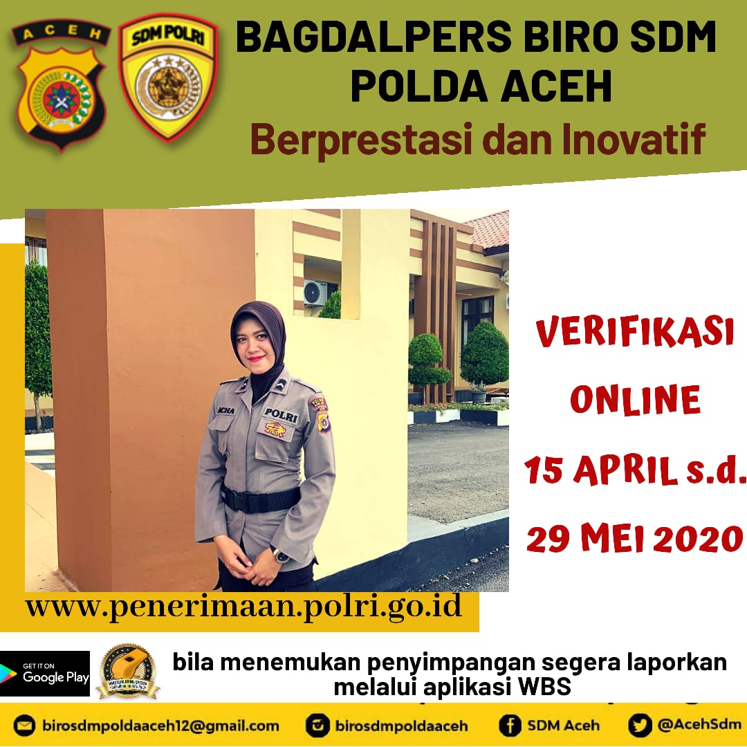 SMazkur's tweet photo. #tribrata 
#ssdmpolri 
#sdmpoldaaceh 
#rekrutmen_polri2020 https://t.co/OhKWt6vNQ1