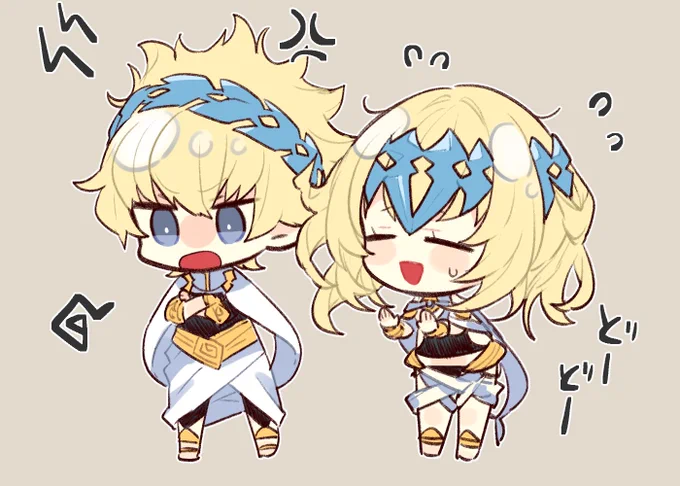 雑に塗った双子
#FGO 