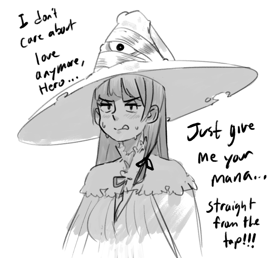 It's been a month and it looks like the nerdy mage updated her look and -- w-wWHOA!!STAY BACK, YOU CRAZY BITCH!!!BACK, I SAY!!!