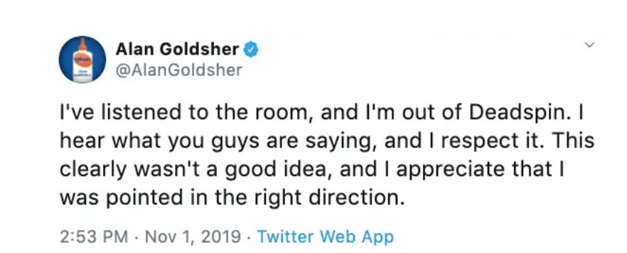 Remember The Man The Blue Checkmarks Bullied, Harassed, Called A "Scab" and "Bootlicker" Until He Quit Deadspin? Now One Of Their Own Took a Deadspin Paycheck and They Are Dead Silent. It's Hypocrisy At Its Worst.  https://www.barstoolsports.com/blog/2450988/remember-the-man-the-blue-checkmarks-bullied-harassed-called-a-scab-and-bootlicker-until-he-quit-deadspin-now-one-of-their-own-took-a-deadspin-paycheck-and-they-are-dead-silent-its-hypocrisy-