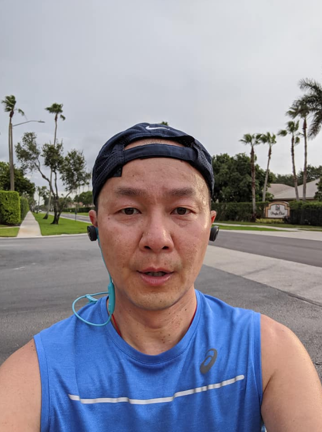 UKGInc's tweet photo. When we can't all be together for our annual 5K, we run virtually! Last week, #Kronites and #UltiPeeps participated in a virtual 5K, sharing their post-run (or walk) selfies with each other throughout the day. #InspiredbyPeople @UltimateHCM https://t.co/hNAsV3b9fk