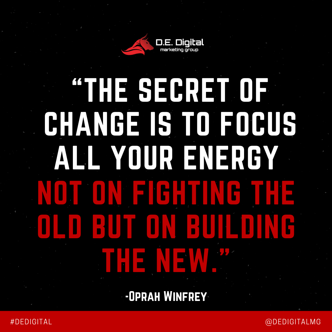 dedigitalmg's tweet photo. Focus your energy on building the life you want! Not your old life!
.
.
.
#MotivationMonday #Marketing #Houston #DigitalMarketingHouston #smallbusinesshouston https://t.co/NFRkIlXkm7