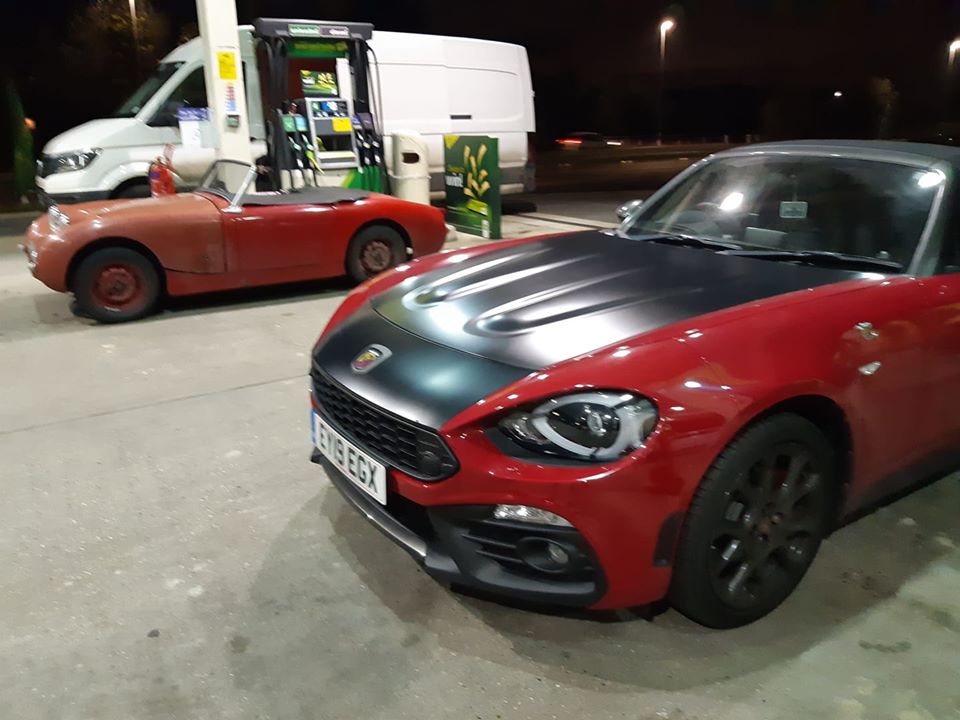 JunkyardTom's tweet photo. Forgetting when you last put petrol in might also be less a shock for people who drive #Modern_Cars (for me, post-1990 = "modern") even half the time.
Even fairly economical old cars like "Gaps" the Sprite spend a lot of time at the #watering_hole https://t.co/5yMxrP6xxd