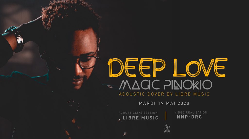 magicpinokio's tweet photo. Ne loupez pas le COVER 100% acoustic DEEP LOVE de Magic Pinokio Ft LibreMusic, demain 19 Mai 2020.
#RDCongo #Goma #NordKivu #art #artist #nnp #stayathome #StayHome #Music #musique #worldwide #DeepLove
Crédit Photo : @GerryAlly
Design : #NNPDRC
Guitar 🎸 : #libremusic https://t.co/wgkeogPvPf