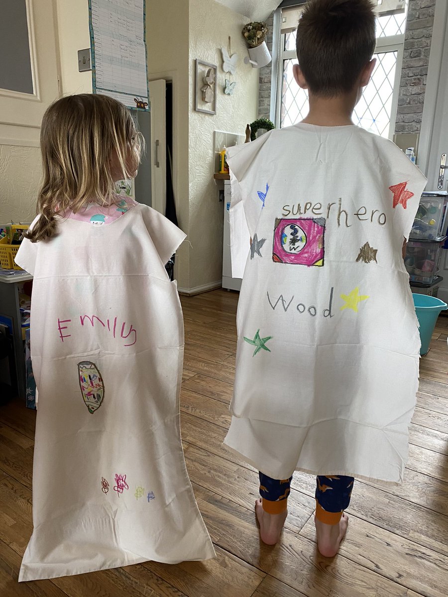 Nikki2141's tweet photo. @MrsASmith3 Jacob (and Emily) really enjoyed making superhero capes today and learning about plants and what they need to grow. 🦸🏻‍♂️🌱 https://t.co/e5JwOSJr73