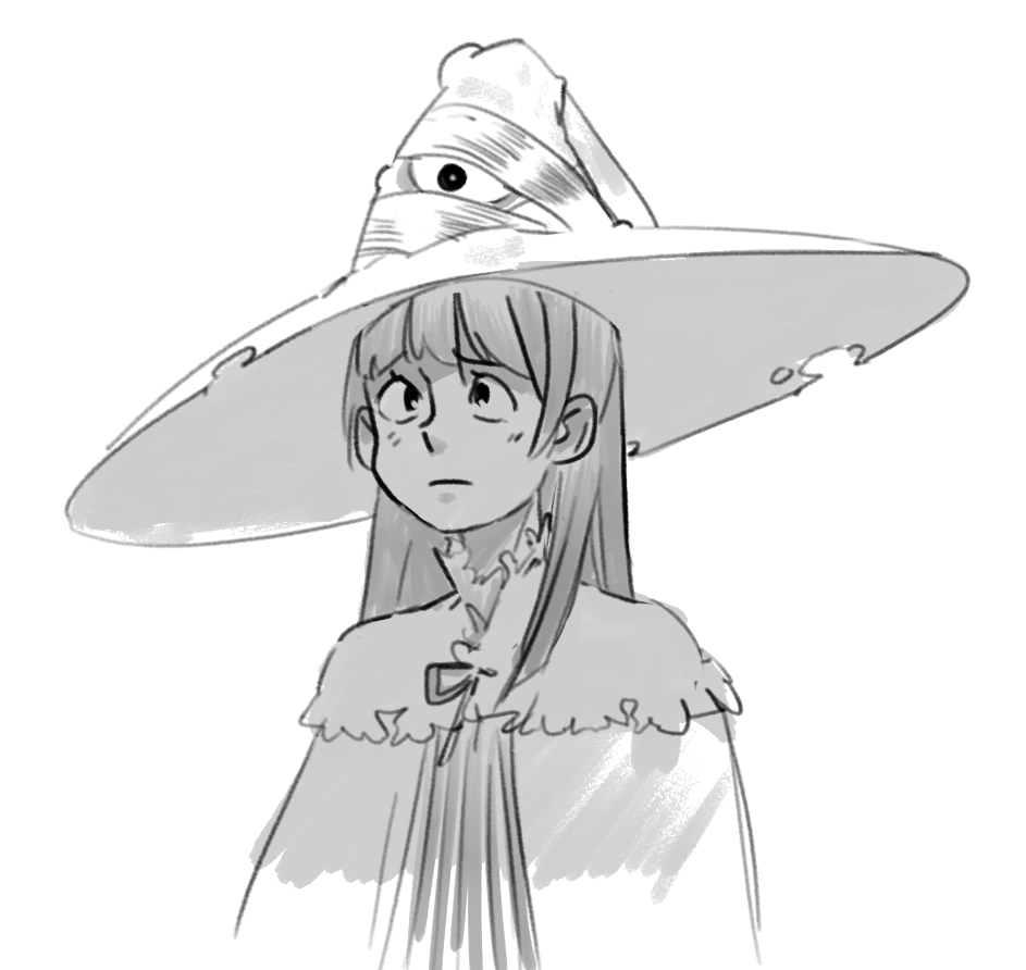 Here is her plain, ordinary look. What a plain arcane mage. No wonder the hero chose the princess!!