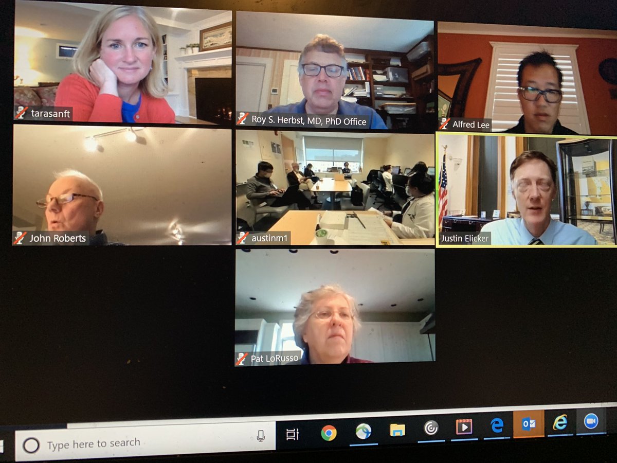 Thank you New Haven Mayor Elicker <a href="/MayorElicker/">Mayor Justin Elicker</a> for joining Yale Medical Oncology <a href="/YaleCancer/">Yale Cancer Center</a> <a href="/YaleIMed/">Yale Internal Medicine</a> for weekly office hours <a href="/tarasanftmd/">Tara Sanft</a>   Great to hear how much the city is doing to help our community deal with COVID 19. Our team <a href="/YNHH/">Yale New Haven Hosp</a> <a href="/SmilowCancer/">Smilow Cancer Hospital</a> is here to help you!