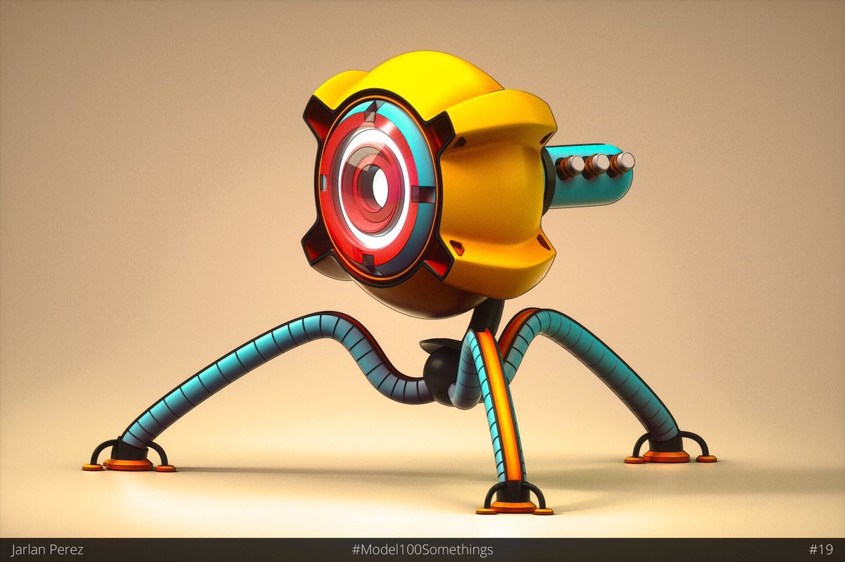 JarlanPerez's tweet photo. It’s Monday and you know that means?! A fresh dose of #FriendlyBots to help kick off your week.
Mostly tripeds on this one. Have a great week everyone!
#ConceptArt #Gamedev https://t.co/EHq6dS1Gw0