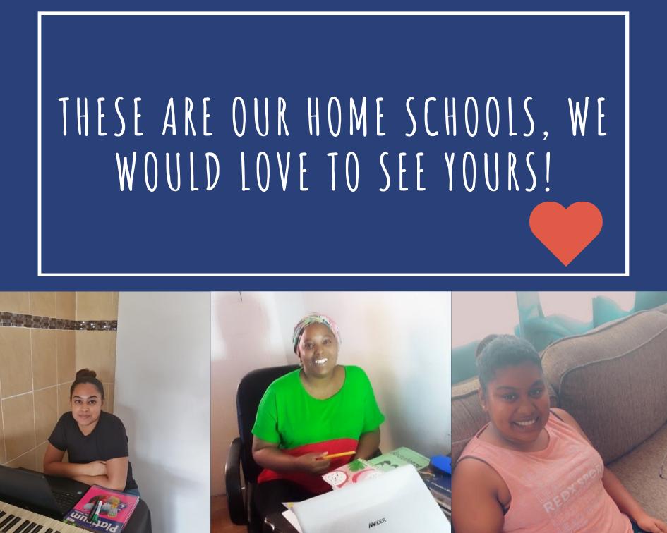 HFCdurban's tweet photo. Kids we would love to see YOUR home school 👀 Share a photo below 👇#HFC #HolyFamilyCollege #PrimarySchool #Lockdown2020 #OnlineClassroom https://t.co/ggDUattoNd