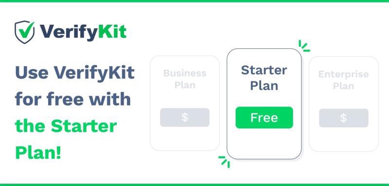 vrfykit's tweet image. The Starter Plan allows you to use VerifyKit free for one app! You can use VerifyKit for WhatsApp and Telegram verifications with no additional charges. Try VerifyKit with the Starter Plan and offer your users a great experience!
#verifykit #verification #numberverification